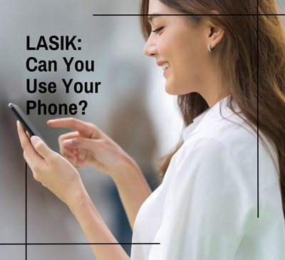 استفاده از گوشی بعد از عمل لیزیک