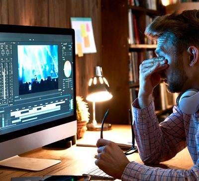 تنظیم مانیتور برای بینایی